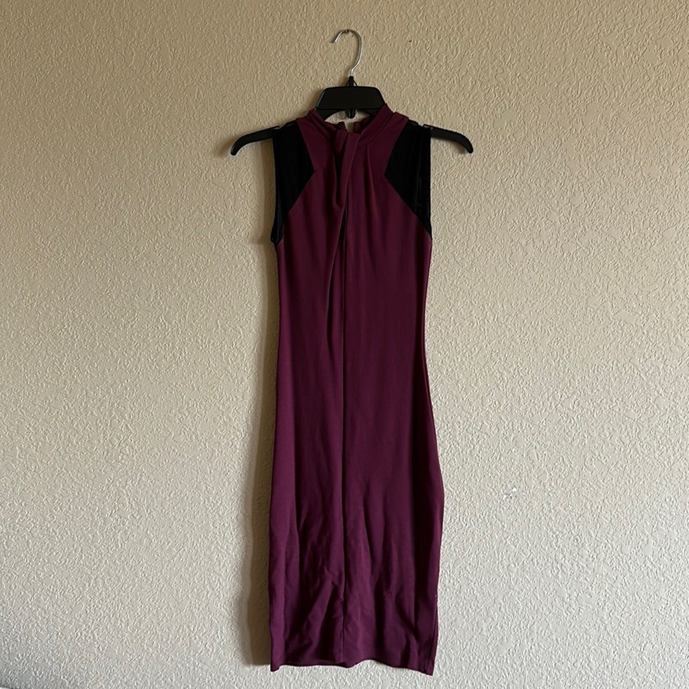 French Connection Maroon Dress Size 0